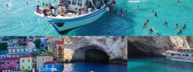 ΚΡΟΥΑΖΙΕΡΑ ΣΤΟ ΙΟΝΙΟ   (ΠΑΡΓΑ -ΠΑΞΟΙ - ΑΝΤΙΠΑΞΟΙ-ΓΑΛΑΖΙΕΣ ΣΠΗΛΙΕΣ)
