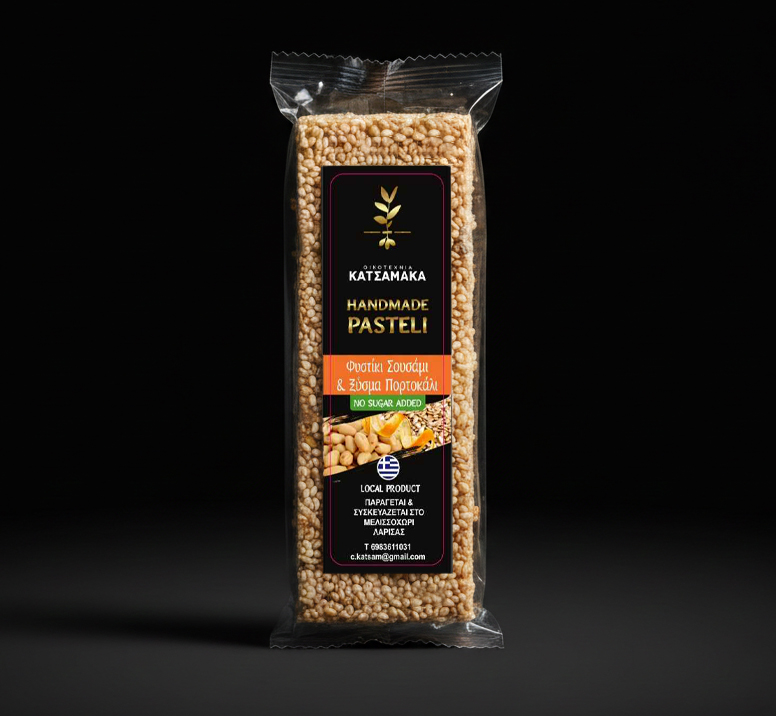 Φυστίκι, Σουσάμι & Ξύσμα Πορτοκάλι 