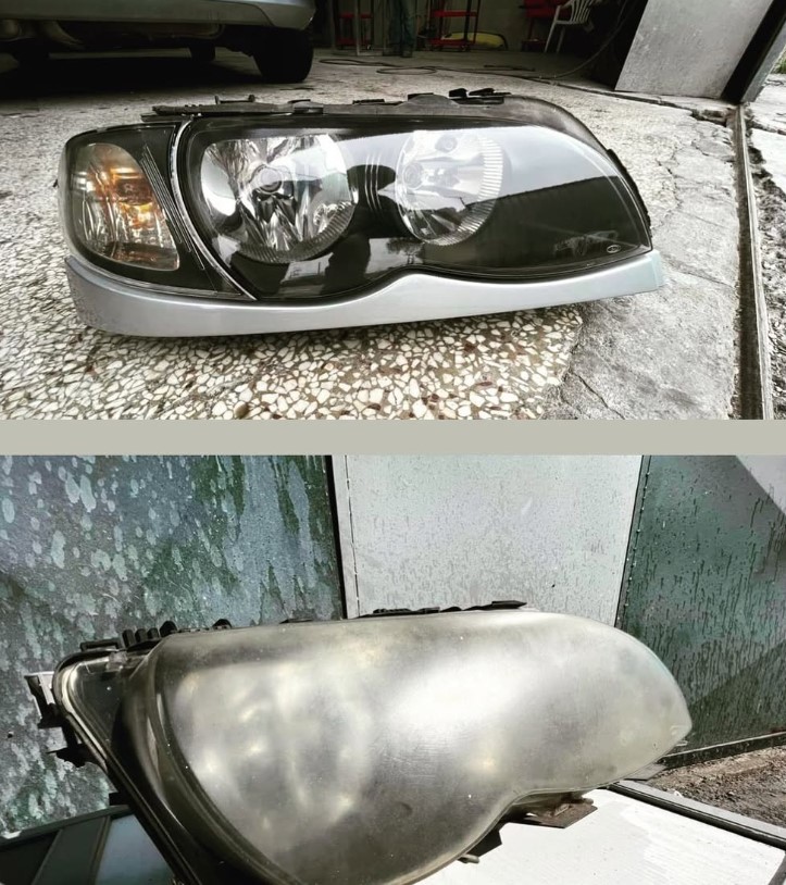 Ξεθάμπωμα και γυάλισμα φαναριών 
