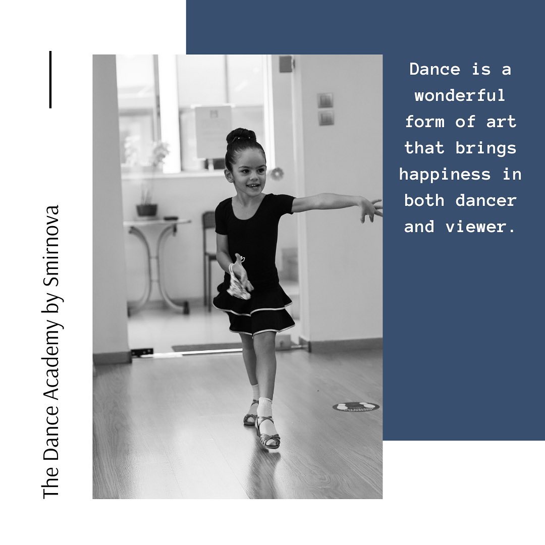 Dance is a wonderful form of art